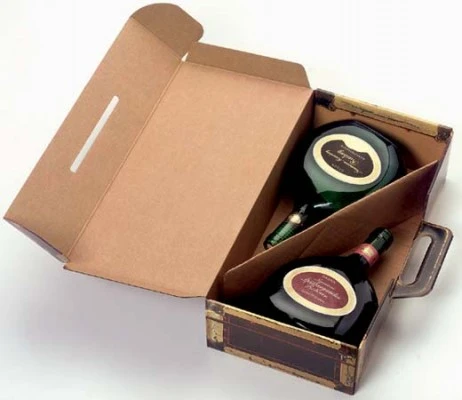 Tragepräsentkarton Koffer Mit Griff Für 2 Flaschen 25 Stück – Bild 2