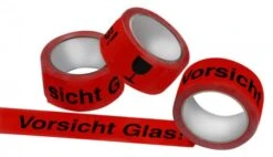 Klebeband Vorsicht Glas 50 Mm X 66 M VE 6 Stück