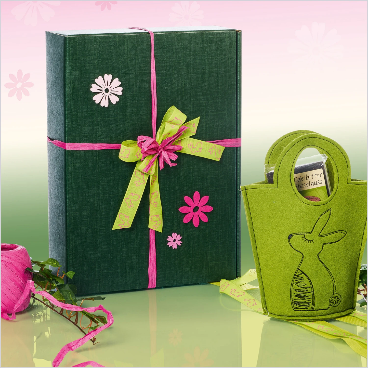 Seta Grün Strukturgeprägt 3er Präsentkarton 25 Stück – Bild 4