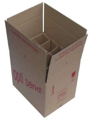 Weinversandkarton Opti Umkarton F. 12 Fl. , 10 Stück