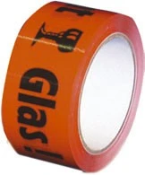Klebeband Vorsicht Glas, 6 Stück, PVC 66 M , 5 Cm Breit