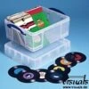 Really Useful Box 7¨ Vinyl-Single-Box Medium 18 Liter XL Inkl. Deckel