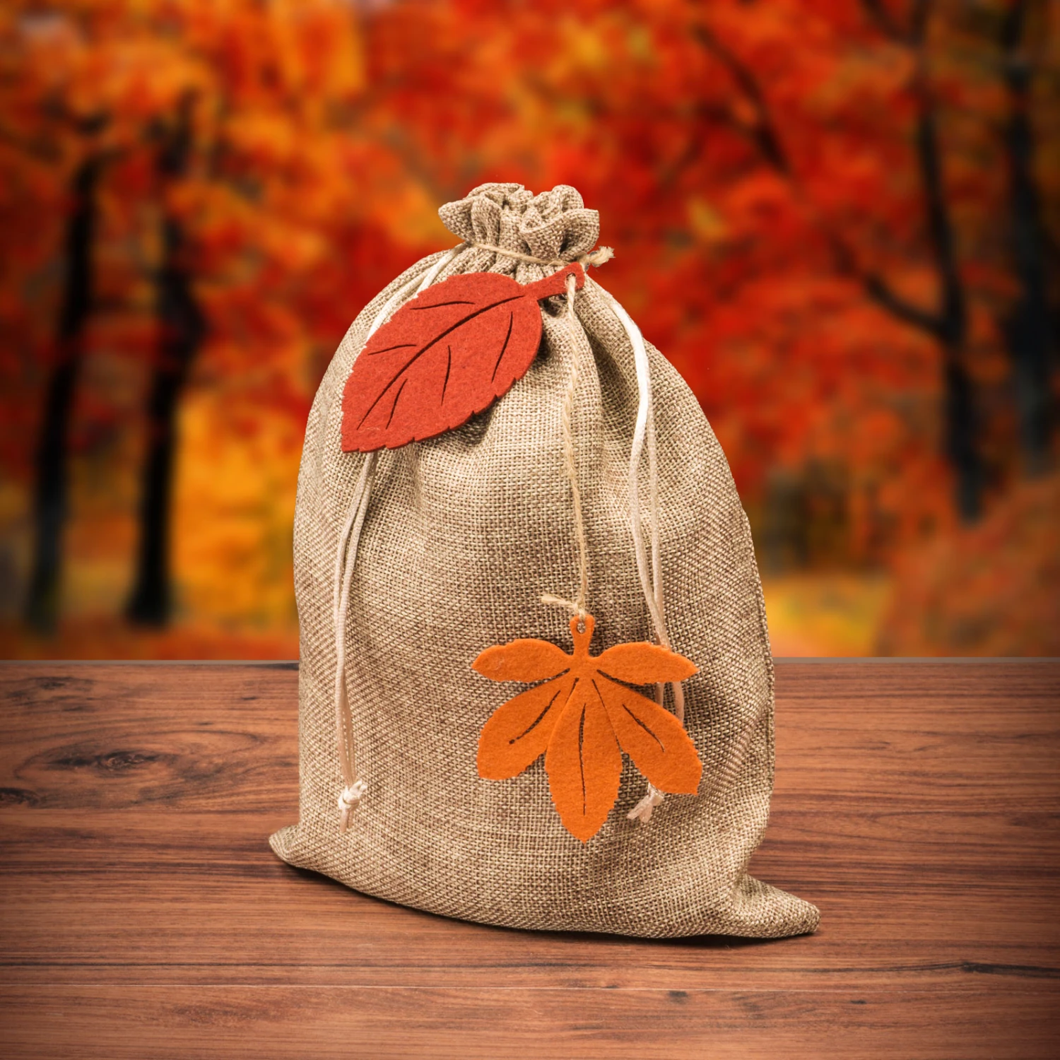 Jute-Geschenkbeutel Stoffbeutel Mit Zugband Natur 30x20 Cm VE 10 Stück – Bild 6