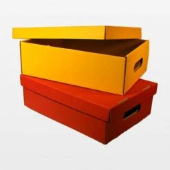 Stapelbare Aufbewahrungsbox 315 X 225 X 110 Mm Gelb 25 Stück