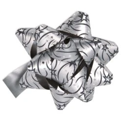 Fertigschleife Stelle Kerry Silber Selbstklebend 45 Stück