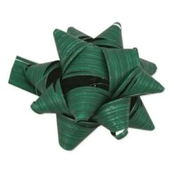 Fertigschleife Stelle Raphia Grün Selbstklebend 80 Stück