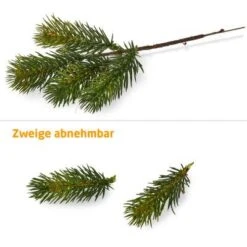 Flaschendeko Tannenzweig Mit 4 Spitzen Grün VE 24 Stück