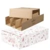 Flaschenverpackung Flaschenversandkarton Weihnachten 3er DHL PTZ 25 St