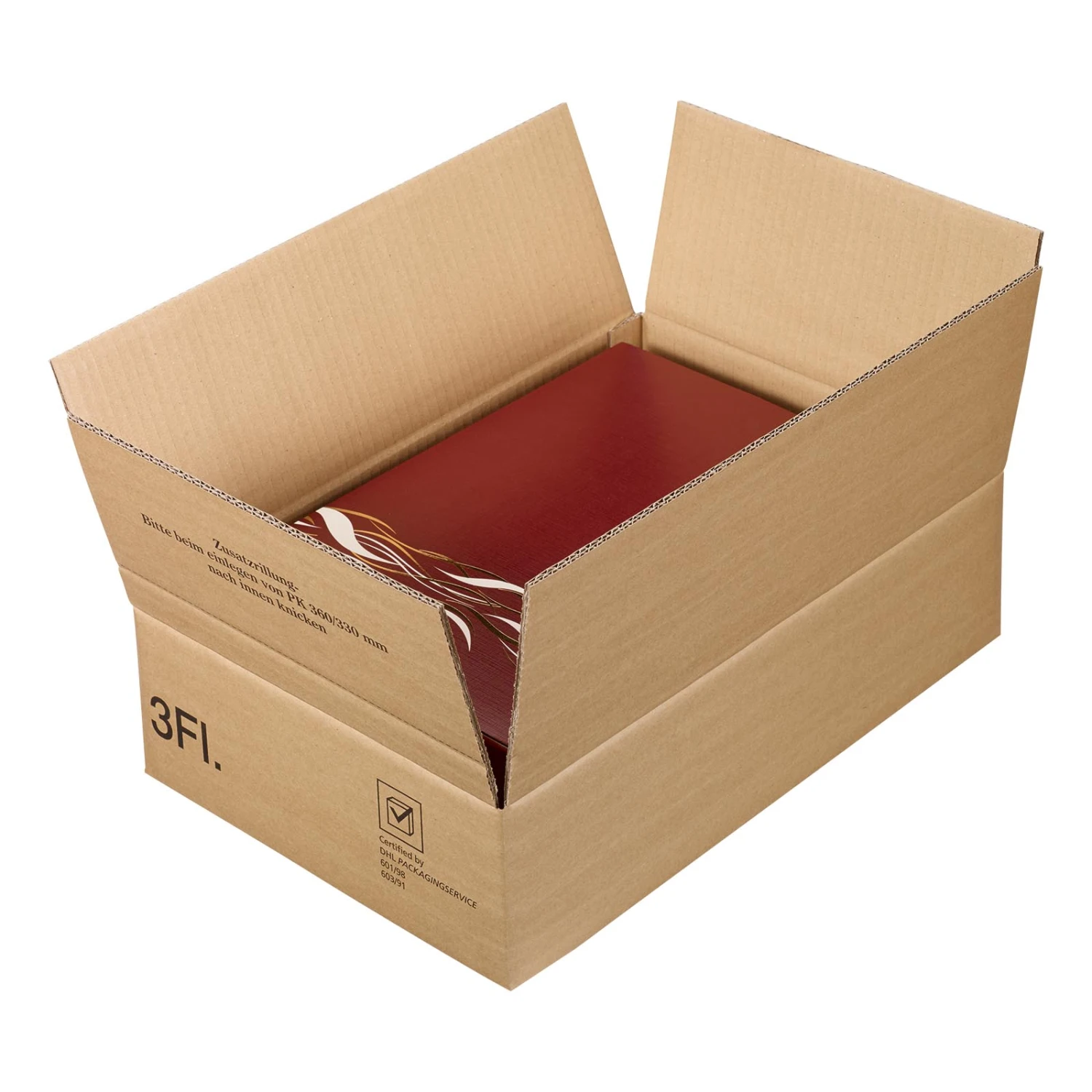 DU-LOG Versandkarton Für Geschenkverpackungen Wein 2er DHL PTZ 25 St. – Bild 2