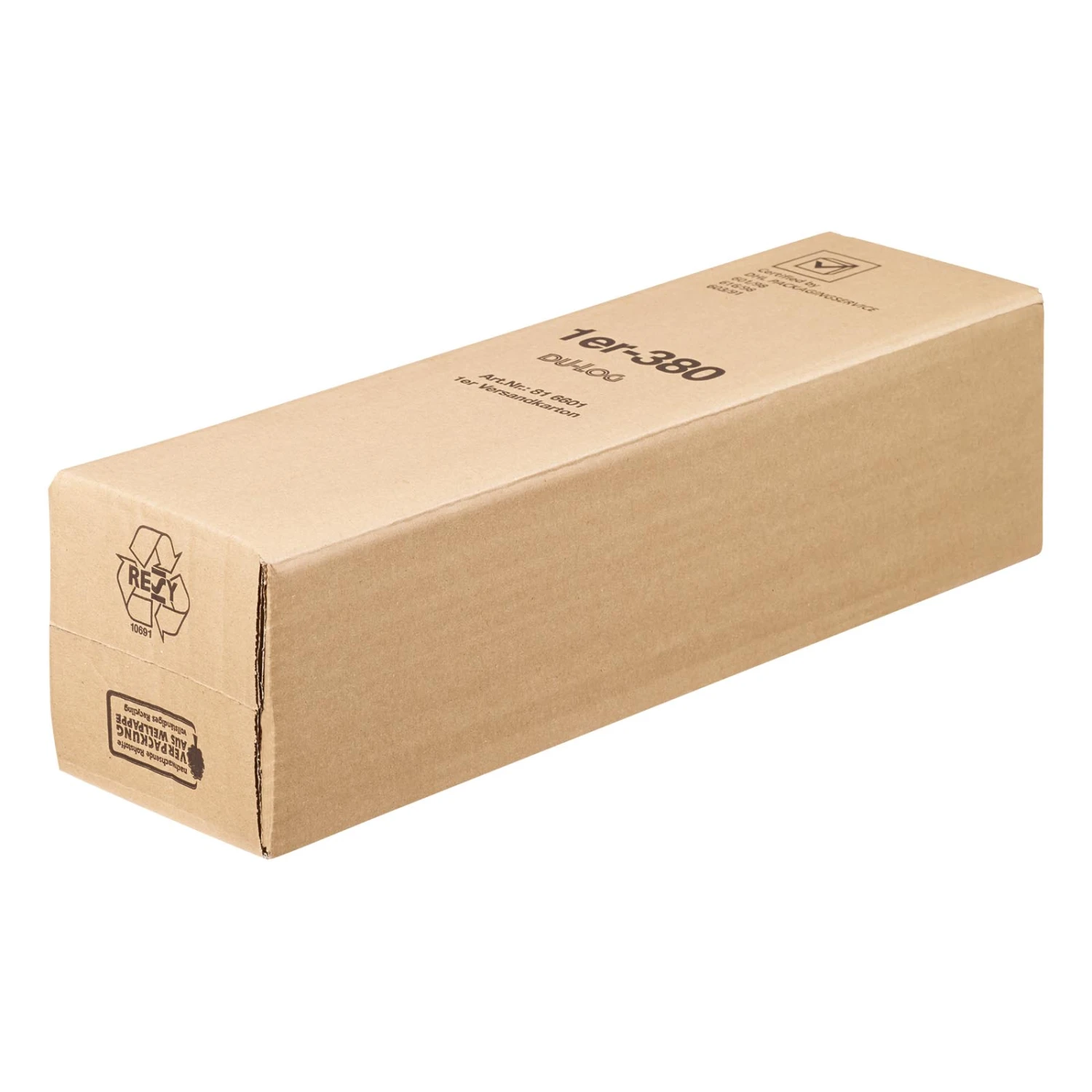 DU-LOG Versandkarton Für Geschenkverpackungen Wein 1er DHL PTZ 25 St.