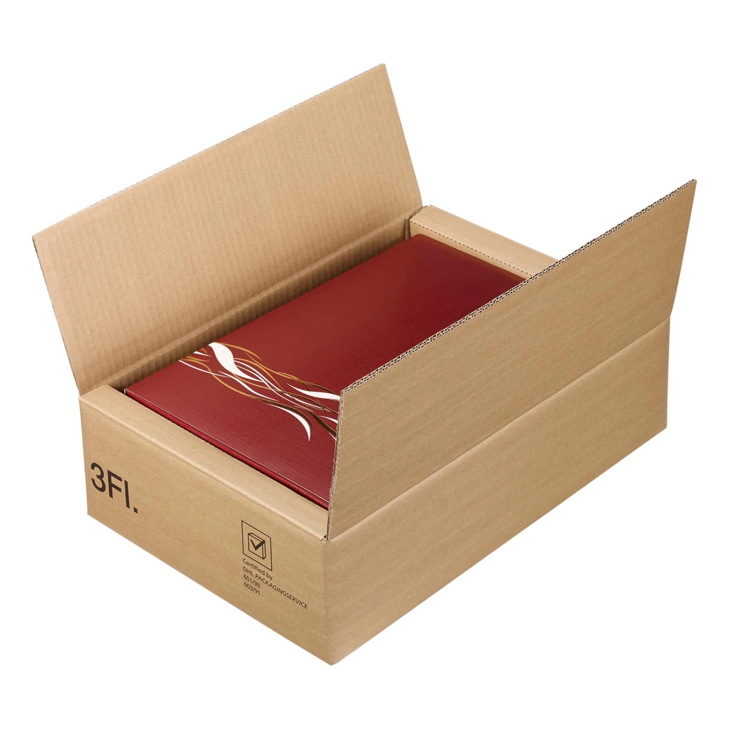 DU-LOG Versandkarton Für Geschenkverpackungen Wein 3er DHL PTZ 25 St. – Bild 3