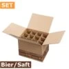 Flaschenversandkartons Flaschenverpackung Bier 12er DHL/PTZ 15 Stück