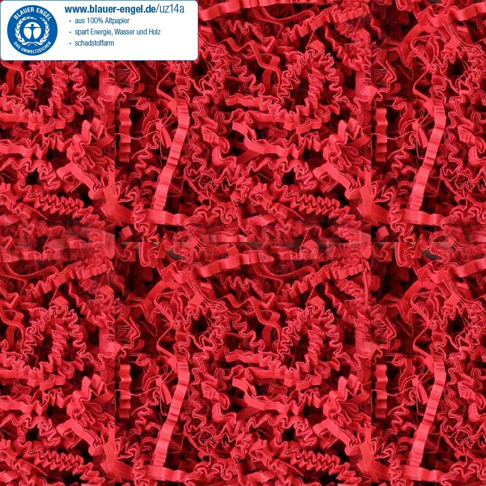 Geschenk Füllmaterial Farbig PresentFill Rubin Rot 5 Kg