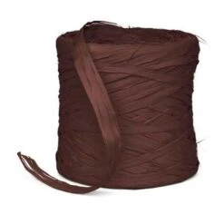 Geschenkbast Raphia Synthetik Braun 200 M X 10 Mm