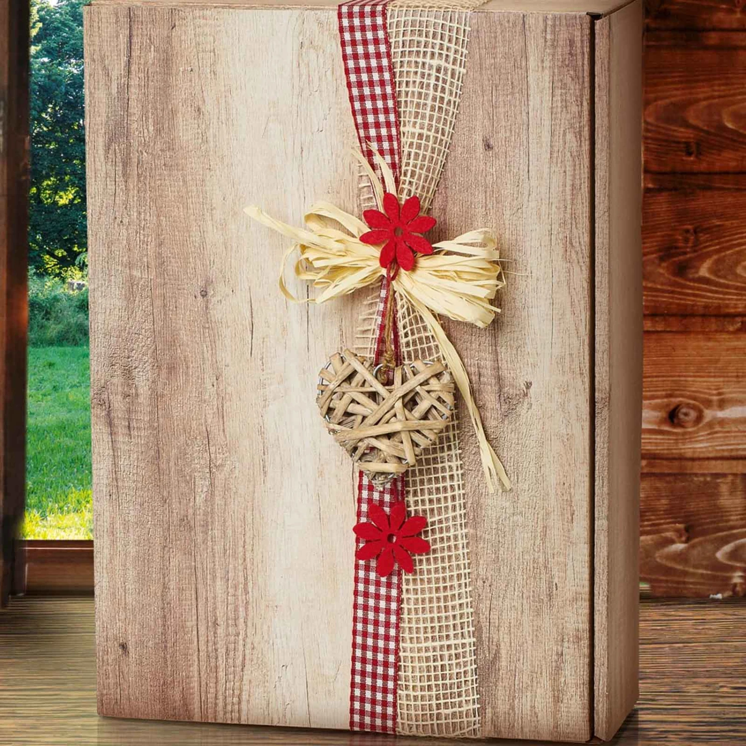 Geschenkbast Raphia Synthetik Creme à 200 M X 10 Mm – Bild 2