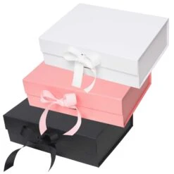 Geschenkbox Mit Magnetverschluss Magnetbox Mit Schleife VE 10