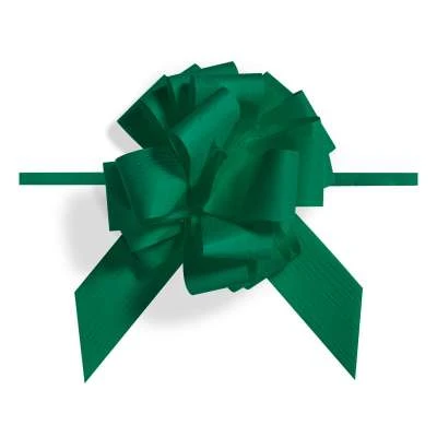 Geschenkschleife Ziehschleife Granfiocco Paper Dunkelgrün VE 50 Stück