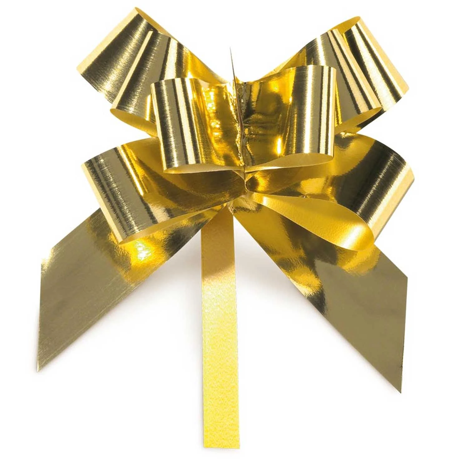 Geschenkschleife Ziehschleife Grangala Gold Metallic 100 Stück