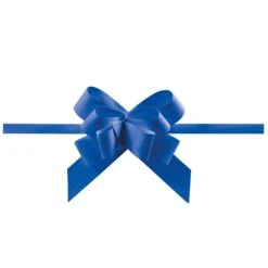 Geschenkschleife Ziehschleife Grangala Paper Blau 100 Stück