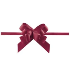 Geschenkschleife Ziehschleife Grangala Paper Bordeaux 100 Stück