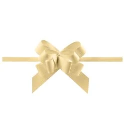 Geschenkschleife Ziehschleife Grangala Paper Creme 100 Stück