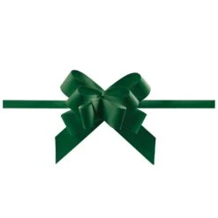 Geschenkschleife Ziehschleife Grangala Paper Dunkelgrün 100 Stück