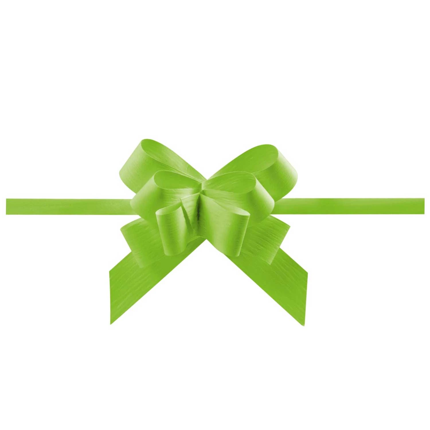 Geschenkschleife Ziehschleife Grangala Paper Hellgrün 100 Stück