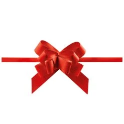 Geschenkschleife Ziehschleife Grangala Paper Rot 100 Stück