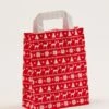 Rote Geschenktüten Weihnachten Motiv Norweger 18x8x22 Cm VE 250 Stück