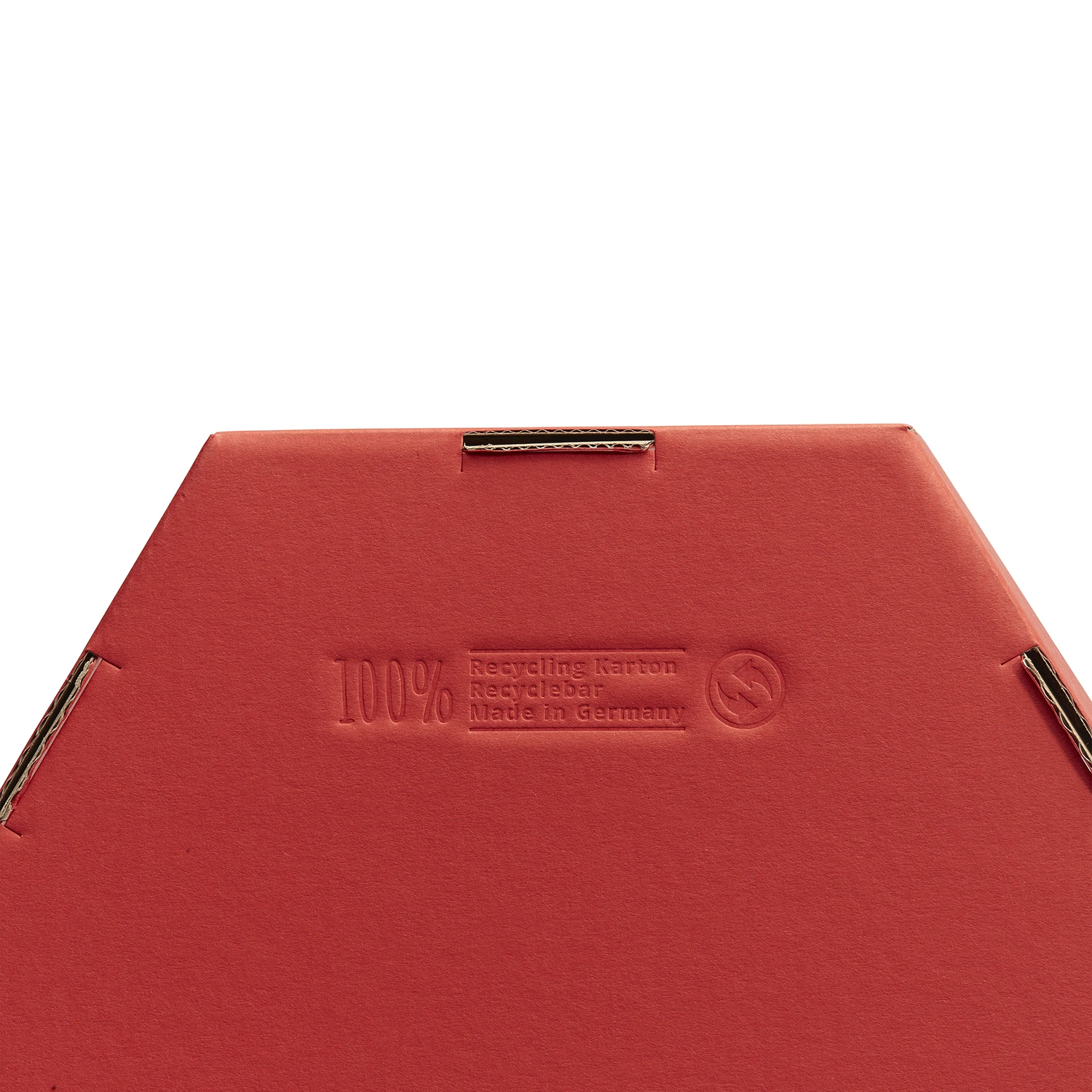 PresentFill Nachhaltige Schubladenboxen Karton Natur/Rubin Rot 2erPack – Bild 10