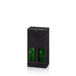 Seta Schwarz Strukturgeprägt 2er PICCOLO Faltschachtel M Fenster VE 50