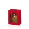 Tragetüte Midi Welle M.Fenster Rot F. Bocksbeutel O. 3 Piccolo 20 St.