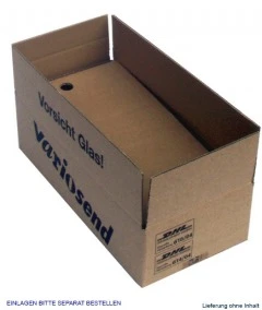 Vario Weinversandkarton F. 2 Flasche, 20 Stück, 418 X 200 X 115 Mm