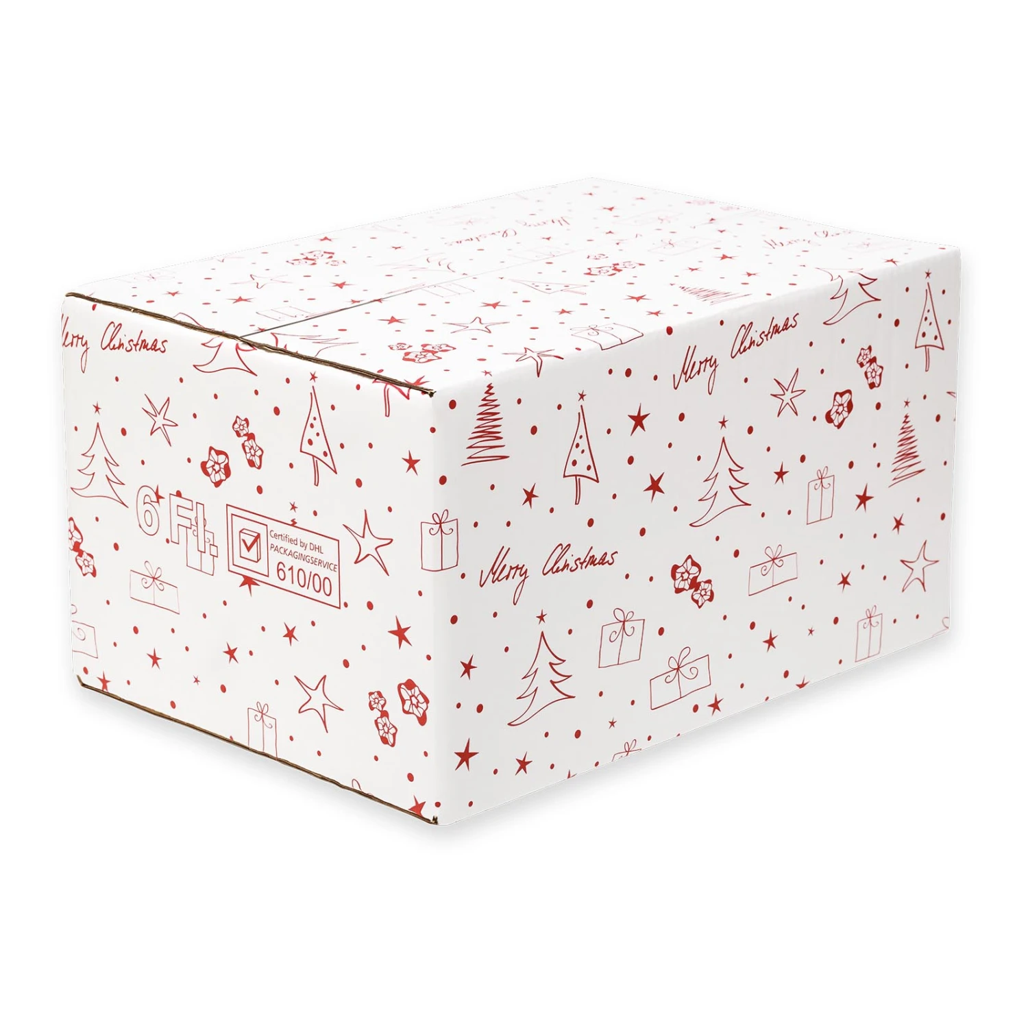 Weihnachtskartons Versandkartons Weihnachten 6er DHL/PTZ 10 Stück