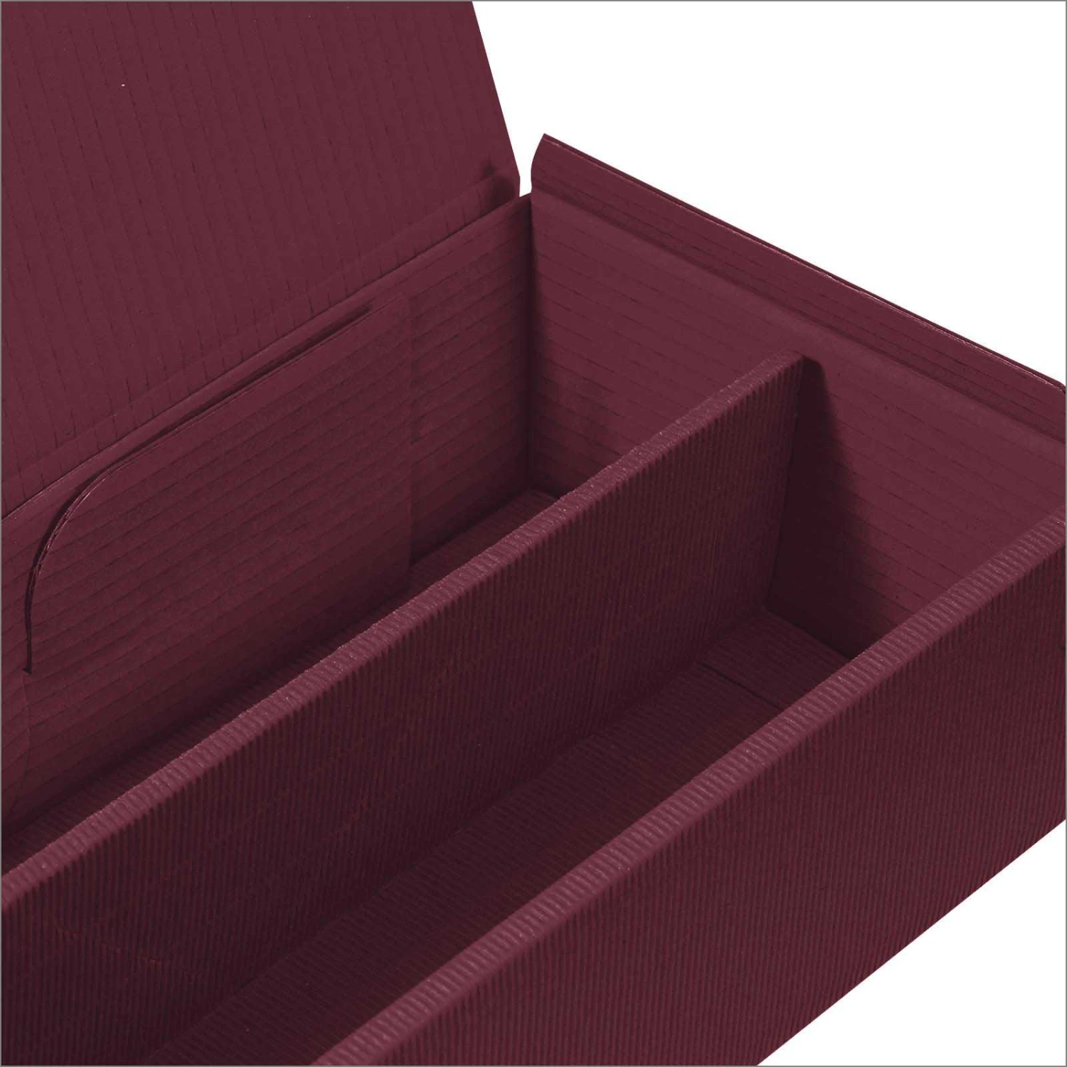 Weinverpackung Präsentkarton Modern Welle Bordeaux F. 2 Flaschen 25 St – Bild 2