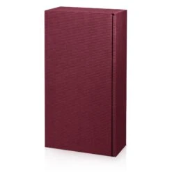 Weinverpackung Präsentkarton Modern Welle Bordeaux F. 2 Flaschen 25 St