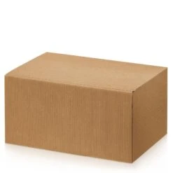 Weinverpackung Weinpräsentkarton Modern Welle Natur 6er VE 10 Stück