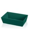 Präsentkorb Leer Viereckig Modern Grün 330 X 190 X 110 Mm VE 25 Stück