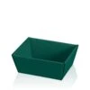 Kleiner Geschenkkorb Leer Viereckig Modern Grün VE 25 Stück